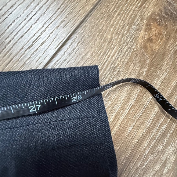 Lauren Ralph Lauren Women's PETITE 100% Linen Wide Leg Pants 10P, Black, Lined - Picture 5 of 11